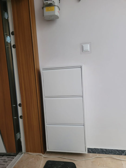 Üçlü Metal Ayakkabılık