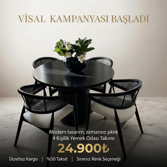 4 Kişilik Yemek Odası Takımı