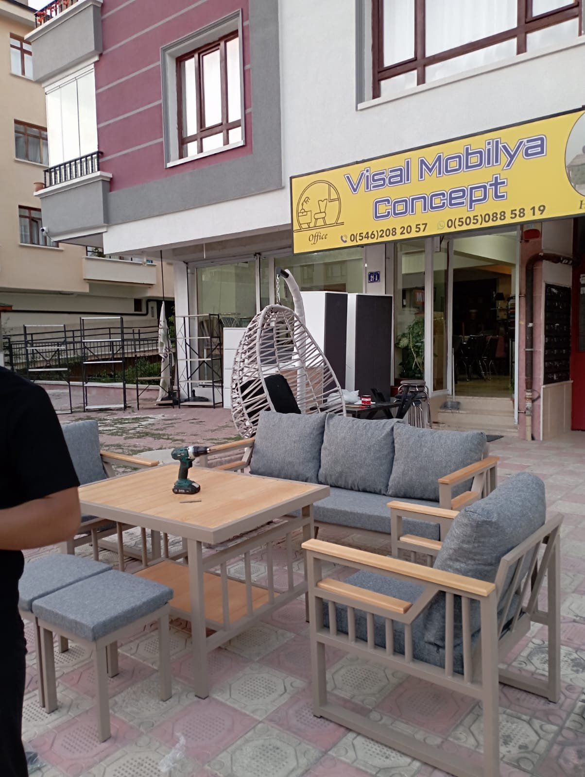 lüks bahçe balkon takımı