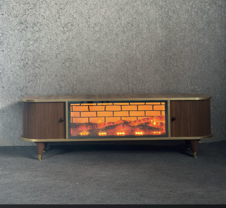 Şömineli Tv Sehpası