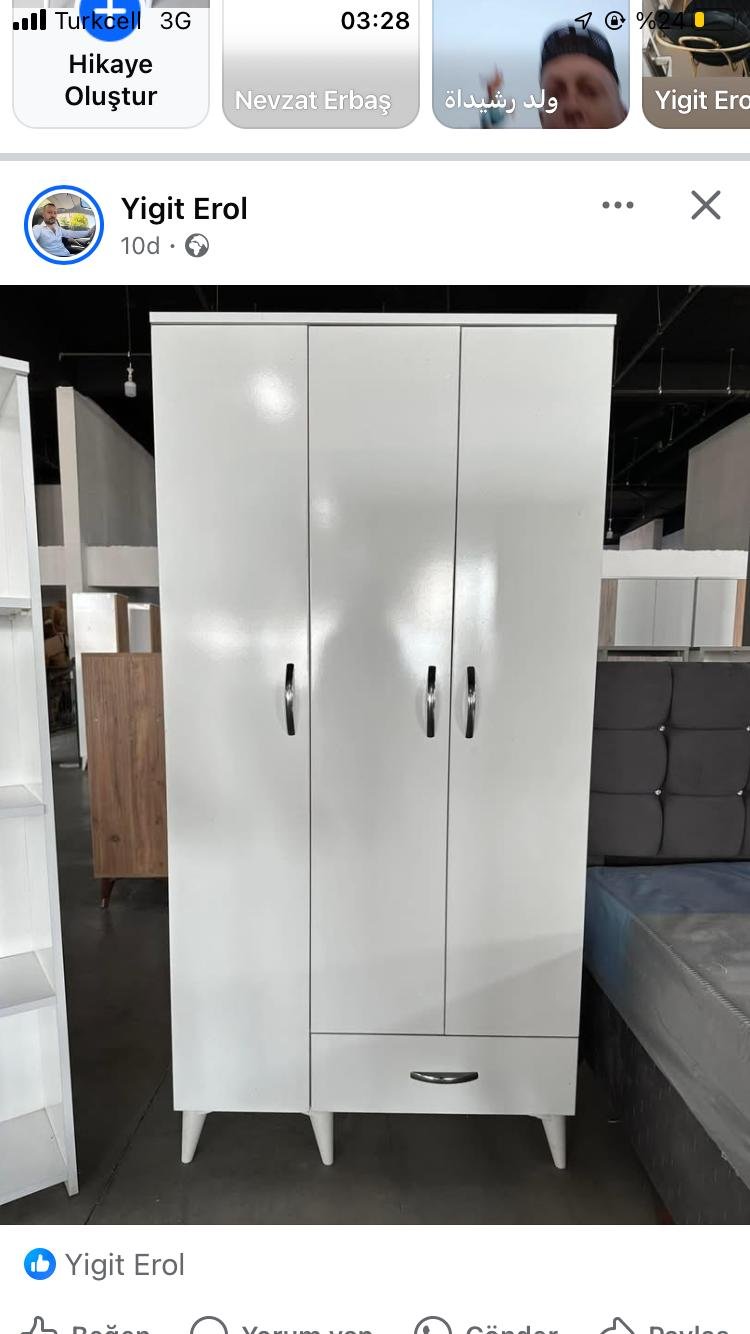 Üçlü Çocuk Odası Dolabı