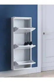 Üçlü Beyaz Metal Ayakkabılık